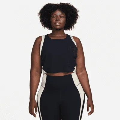 Nike Yoga Dri-FIT Luxe Women's Cropped Tank (Plus Size). Nike.com