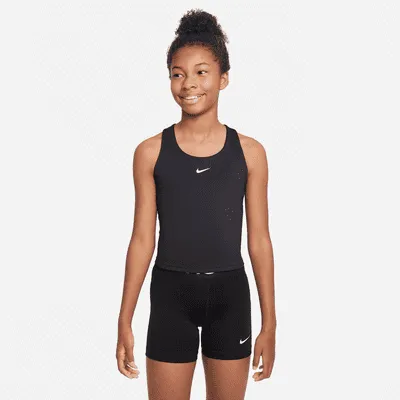 Nike Dri-FIT Swoosh Big Kids' (Girls') Tank Sports Bra (Extended Size). Nike.com