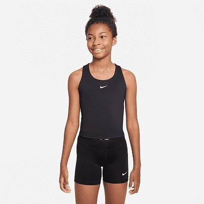 Nike Swoosh Big Kids' (Girls') Dri-FIT Tank Sports Bra (Extended Size). Nike.com