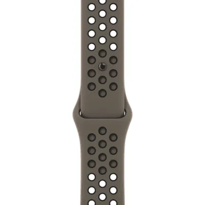 45mm Olive Gray/Black Nike Sport Band - S/M. Nike.com