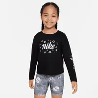 Nike Toddler Long Sleeve Cropped Leopard Top. Nike.com