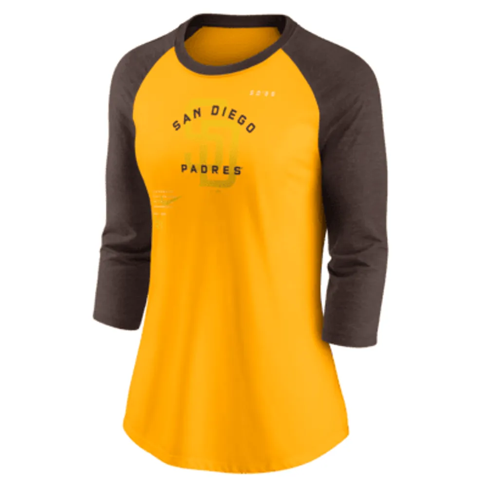 Nike Next Up (MLB San Diego Padres) Women's 3/4-Sleeve Top. Nike.com