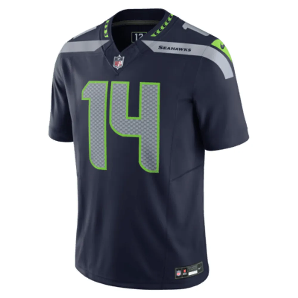 Men's Nike Dk Metcalf White Seattle Seahawks Vapor Limited Jersey