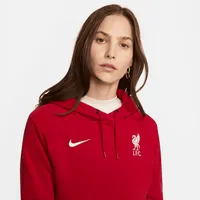 Liverpool FC Essential Women's Nike Fleece Pullover Hoodie. Nike.com