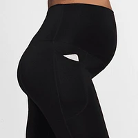 Nike (M) One Women's High-Waisted 7/8 Leggings with Pockets (Maternity). Nike.com