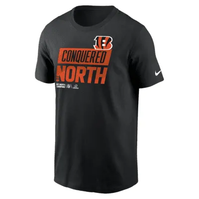 Nike 2022 AFC North Champions Trophy Collection (NFL Cincinnati Bengals) Men's T-Shirt. Nike.com