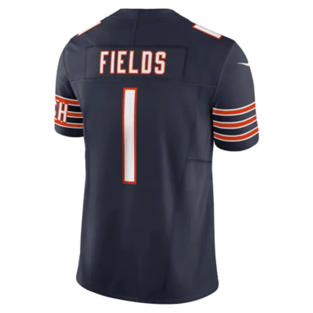 Men's Nike Justin Fields Navy Chicago Bears Game Jersey