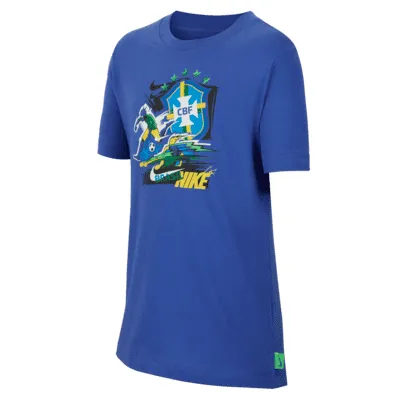Brasil Big Kids' Player T-Shirt. Nike.com