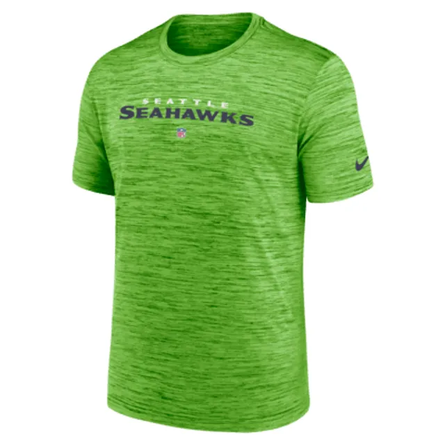 Nike Seattle Seahawks Therma-FIT Crew Sweatshirt - Neon Green