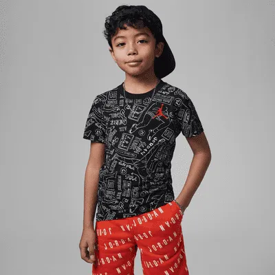 Jordan Sneaker School 23 Printed Tee Little Kids' T-Shirt. Nike.com