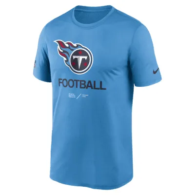 Nike Men's Dri-Fit Icon Legend (NFL Tennessee Titans) T-Shirt White