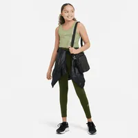 Nike Dri-FIT One Big Kids' (Girls') Crop Tank. Nike.com