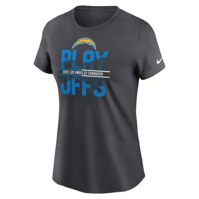 Nike 2022 NFL Playoffs Iconic (NFL Los Angeles Chargers) Women's T-Shirt. Nike.com