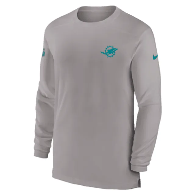 Nike Men's Miami Dolphins Dri-FIT Team Velocity Long Sleeve T-shirt