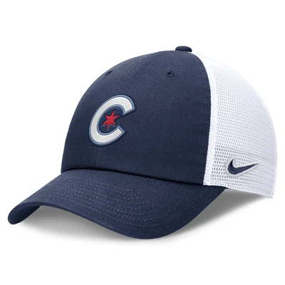 Chicago Cubs City Connect Club Men's Nike MLB Trucker Adjustable Hat. Nike.com