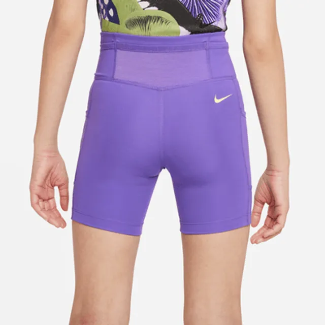 Nike Dri-FIT One Big Kids' (Girls') Training Shorts.