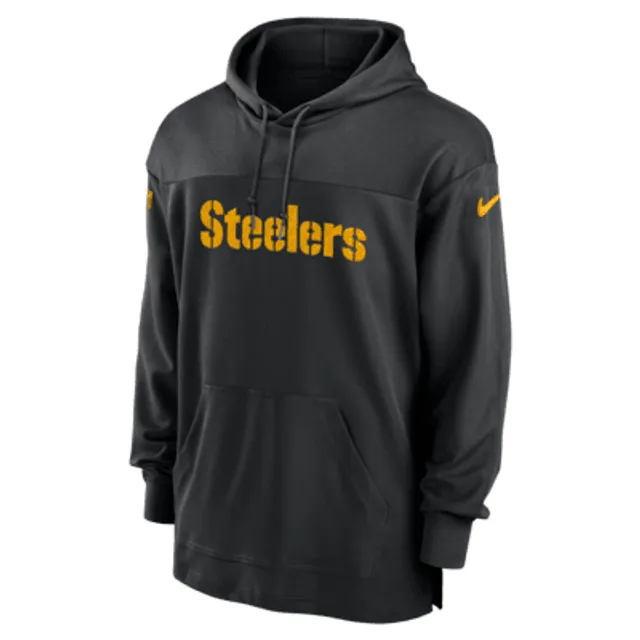 Pittsburgh Steelers Color Block Men's Nike NFL Pullover Hoodie