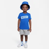 Nike "Just Do It" Embroidery Tee Little Kids' T-Shirt. Nike.com