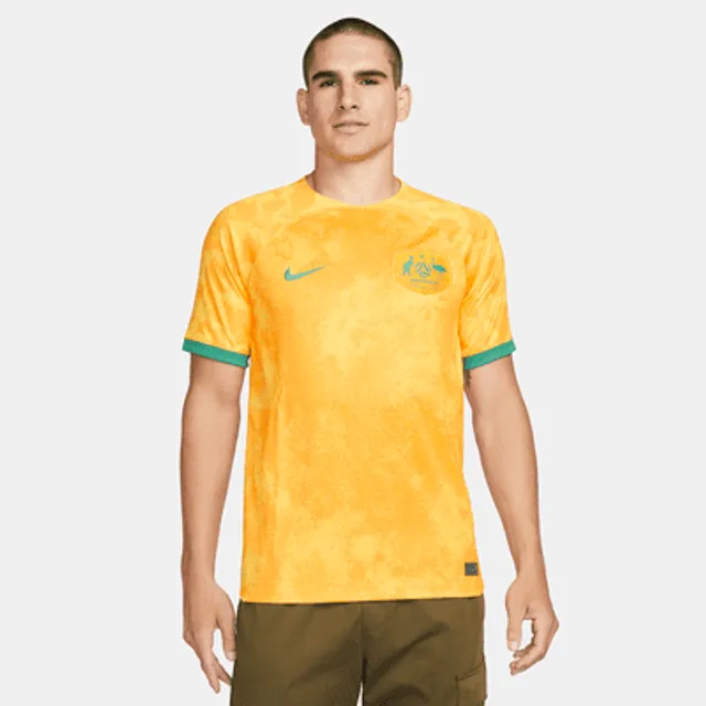 Nike Brazil 2022/23 Stadium Home ADV Dri-FIT Soccer Jersey Dynamic  Yellow/Green