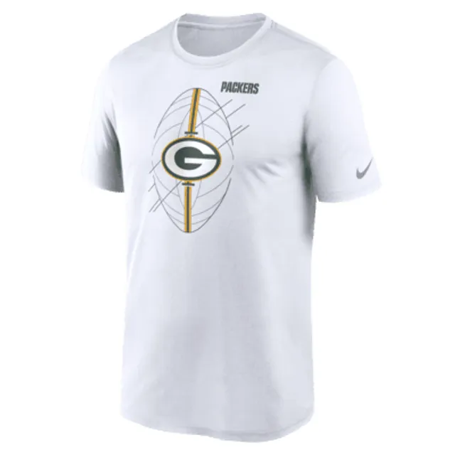 Men's Nike Heather Charcoal Green Bay Packers Legend Logo Performance T-Shirt Size: 3XL