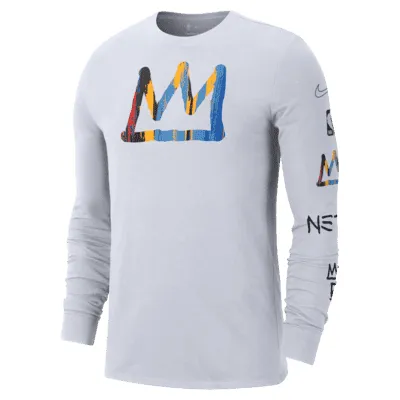 Brooklyn Nets City Edition Men's Nike NBA Long-Sleeve T-Shirt. Nike.com