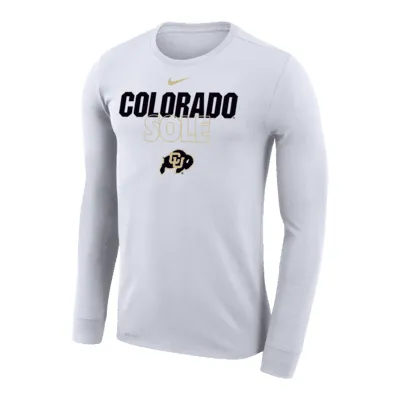 Colorado Buffaloes Bench Men's Nike Dri-FIT College Long-Sleeve T-Shirt. Nike.com
