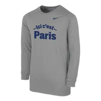 Paris Saint-Germain Big Kids' Long-Sleeve T-Shirt. Nike.com