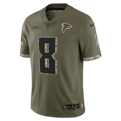 NFL Atlanta Falcons Salute to Service (Kyle Pitts) Men's Limited Football Jersey. Nike.com