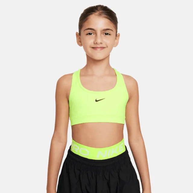 Nike Pro Swoosh Girls' Dri-FIT Sports Bra. Nike.com
