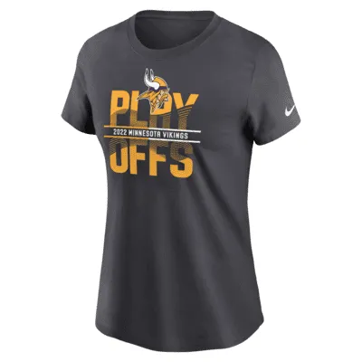 Nike 2022 NFL Playoffs Iconic (NFL Minnesota Vikings) Women's T-Shirt. Nike.com