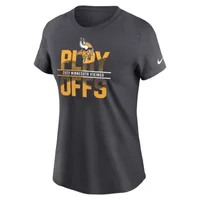 Nike 2022 NFL Playoffs Iconic (NFL Minnesota Vikings) Women's T-Shirt. Nike.com