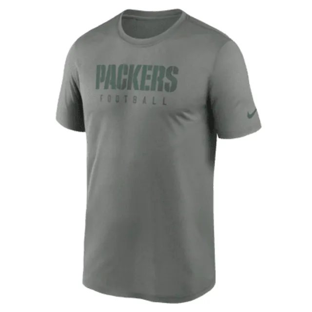 Nike Men's Green Bay Packers Sideline Player Black Long Sleeve T-Shirt