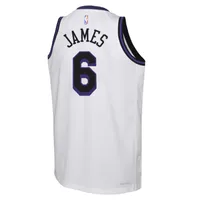 LeBron James Los Angeles Lakers City Edition Big Kids' (Boys') NBA Swingman Jersey. Nike.com