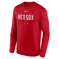 Nike Dri-FIT Team Legend (MLB Boston Red Sox) Men's Long-Sleeve T-Shirt. Nike.com