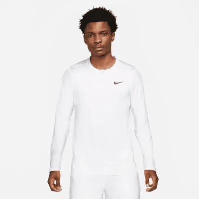 Haut de tennis à demi-zip NikeCourt Dri-FIT Advantage pour Homme. Nike FR