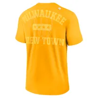 Nike Statement Game Over (MLB Milwaukee Brewers) Men's T-Shirt. Nike.com