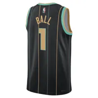 Lamelo Ball Charlotte Hornets City Edition Jordan Dri-FIT NBA Swingman Jersey. Nike.com