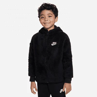 Nike Sportswear Club Winterized Full-Zip Hoodie Little Kids' Hoodie. Nike.com