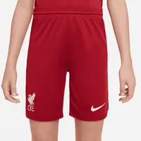 Liverpool FC 2022/23 Stadium Home Big Kids' Nike Dri-FIT Soccer Shorts. Nike.com