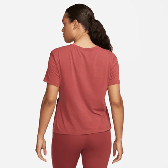 Nike Women's Yoga Dri-FIT Tank Top in Red - ShopStyle