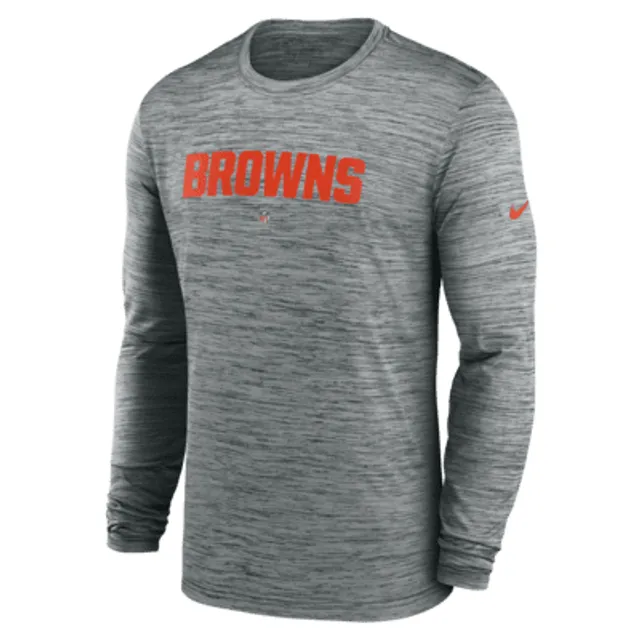 Nike Brown Cleveland Browns Sideline Arch Jersey Performance