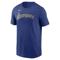 Seattle Mariners Nike Wordmark T-Shirt - Mens