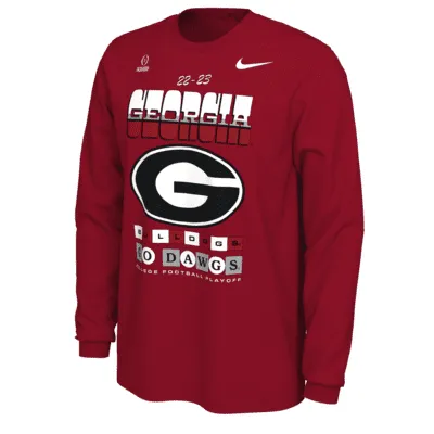 Georgia Bowl Bound Playoff Men's Nike College Football Long-Sleeve T-Shirt. Nike.com