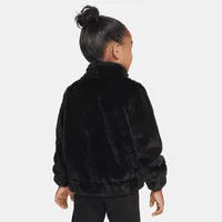 Nike Toddler Swoosh Faux Fur Jacket. Nike.com