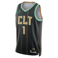 Lamelo Ball Charlotte Hornets City Edition Jordan Dri-FIT NBA Swingman Jersey. Nike.com