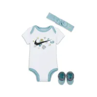 Nike Floral 3-Piece Bodysuit Box Set Baby Set. Nike.com