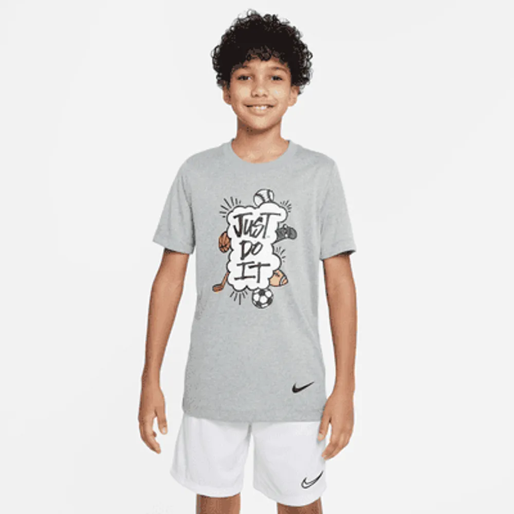 Nike Dri-FIT Big Kids' (Boys') T-Shirt. Nike.com