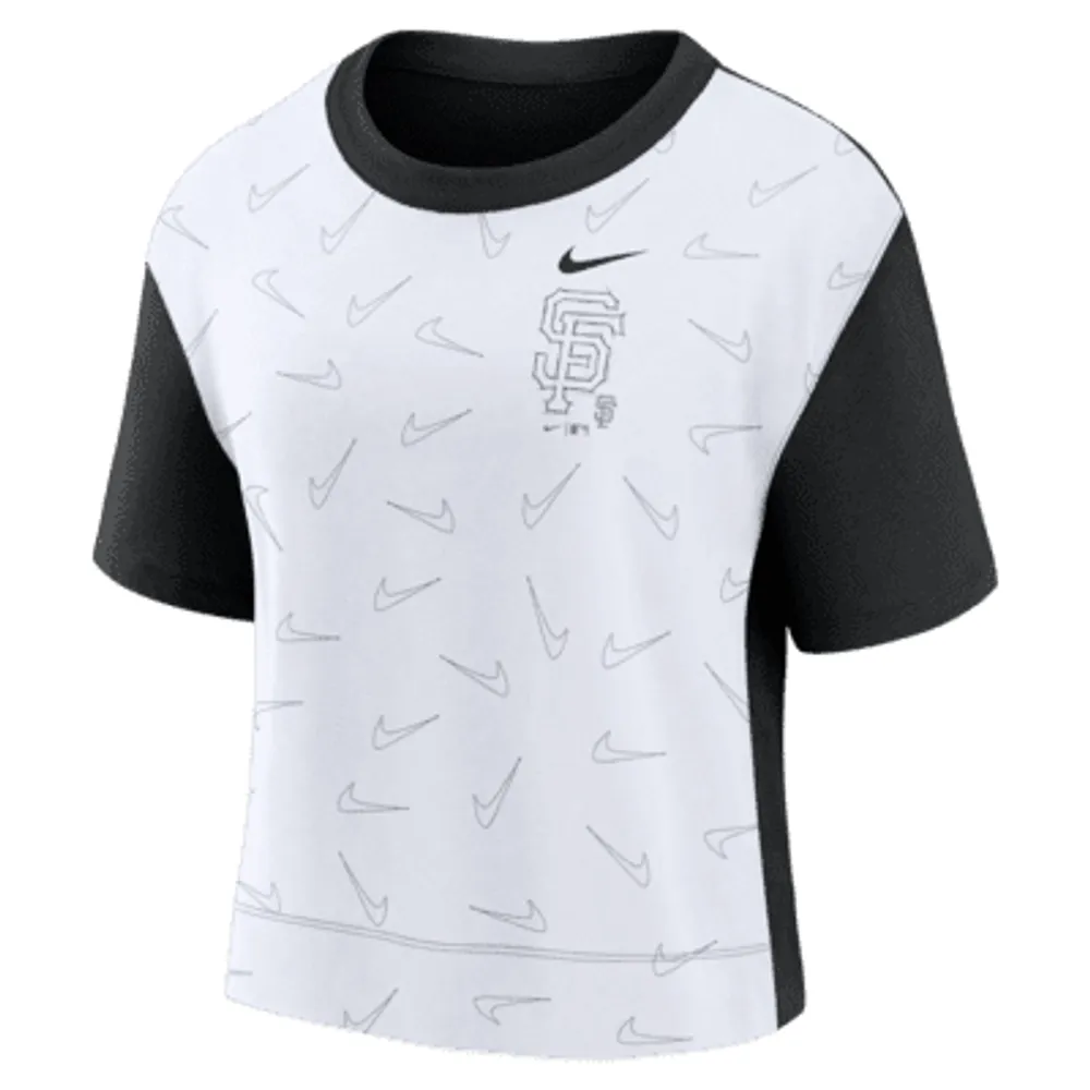 Nike Team Lineup (MLB San Francisco Giants) Women's Cropped T-Shirt. Nike.com