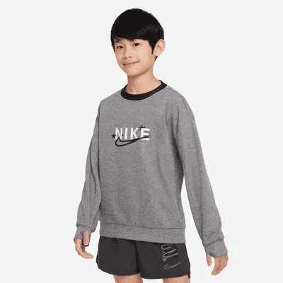Nike Dri-FIT Performance Select Big Kids’ (Boys’) Crew-Neck Training Sweatshirt. Nike.com