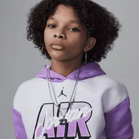 Jordan Blocked Air-Ress Pullover Hoodie Big Kids' Hoodie. Nike.com